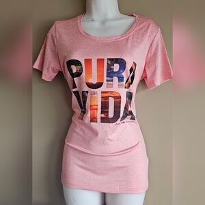 Pura Vida Sunset Pink Tee